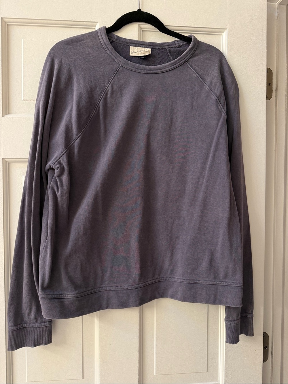 Universal Thread 100% Cotton Washed Gray Crewneck Sweatshirt Women’s Large